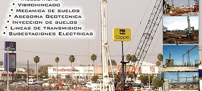 PUENTES, PILAS Y PILOTES, RECIMENTACIONES, MICROPILOTES, INCLUSIONES, TABLESTACAS, VIBROHINCADO, MECANICA DE SUELOS, ASESORIA GEOTECNICA, INYECCION DE SUELOS, LINEAS DE TRANSMISION, SUBESTACIONES ELECTRICAS